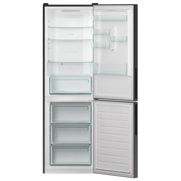 Frigider Candy CCE3T618FB cu congelator jos 342 l / 185 cm / Black photo 5