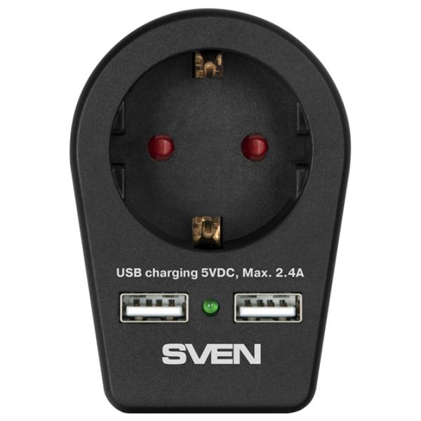 Удлинитель Sven SF-S1U Черный photo 2 Удлинитель Sven SF-S1U Черный photo 2