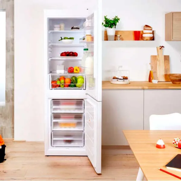 Frigider Indesit LI7 S1E W cu congelator jos 308 l / 176 cm / White photo 5