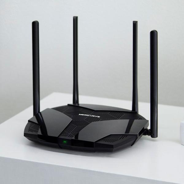 Wi-Fi Роутер Mercusys MR80X 574 Мбит/ c/ 2402 Мбит/ с/ Черный photo 5