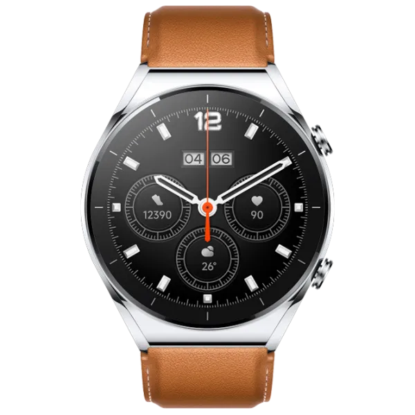 Ceas inteligent Xiaomi Watch S1 1.43"/ Silver Brown photo 3