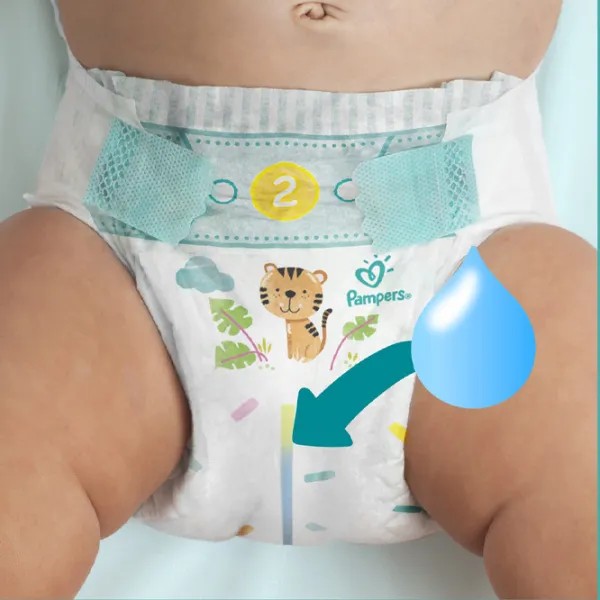 Подгузники для детей Pampers Active Baby Midi 2 4 - 8 кг/ 64 штук photo 7