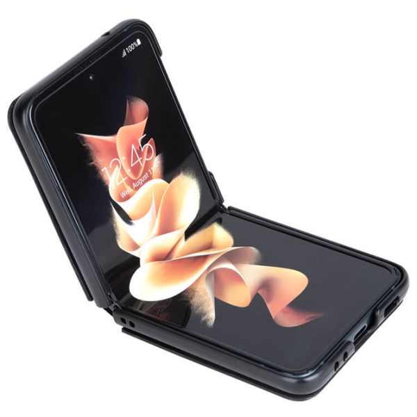 Husă pentru smartphone Samsung Galaxy Z Flip 4 5G Nillkin/ Flip Cover/ Leather/ Black Black photo 4
