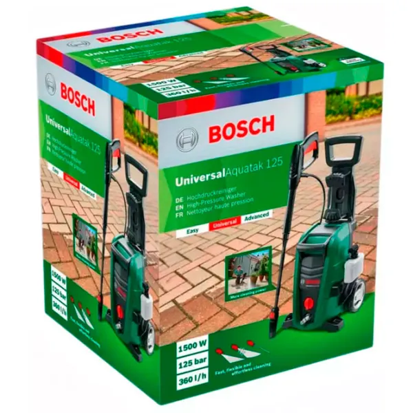 Maşină de curăţat cu presiune Bosch UniversalAquatak 125 (B06008A7A00) 1500 W/ Green photo 11