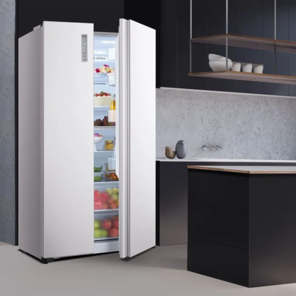 Frigider Hisense RS677N4AWF Side by Side 508 l / 189.6 cm / White photo 7