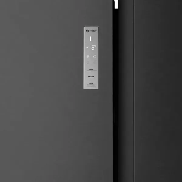 Frigider Hisense RS677N4BFE Side by Side 508 l / 178.6 cm / Black photo 5