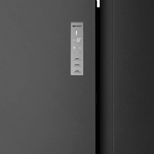Frigider Hisense RS677N4BFE Side by Side 508 l / 178.6 cm / Black photo 5