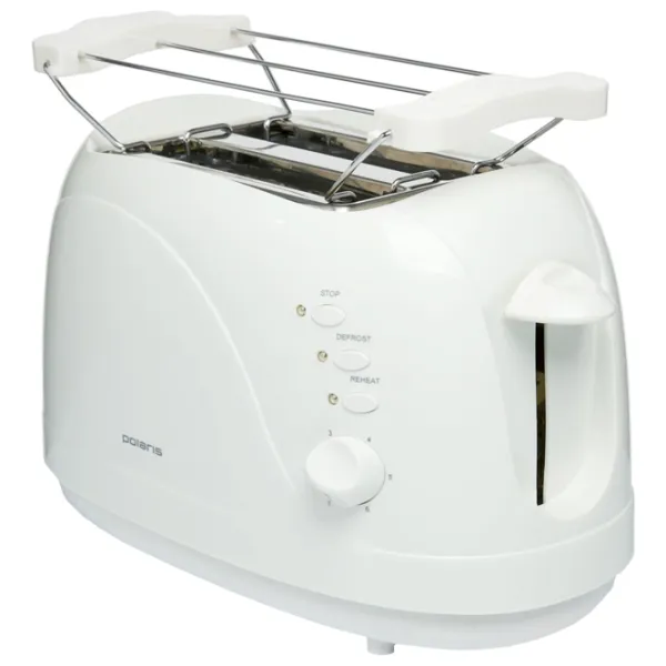 Тостер Polaris PET0702L Механическое/ 750 Вт/ Белый photo 2