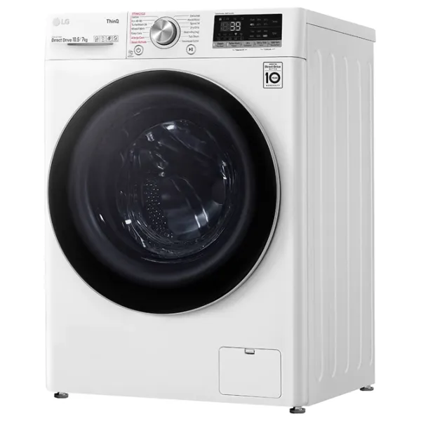 Mașină de spălat cu uscător LG F4DV710S1E 10.5 kg / 1400 rpm / White photo 2