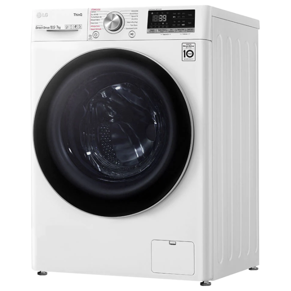 Mașină de spălat cu uscător LG F4DV710S1E 10.5 kg / 1400 rpm / White photo 2