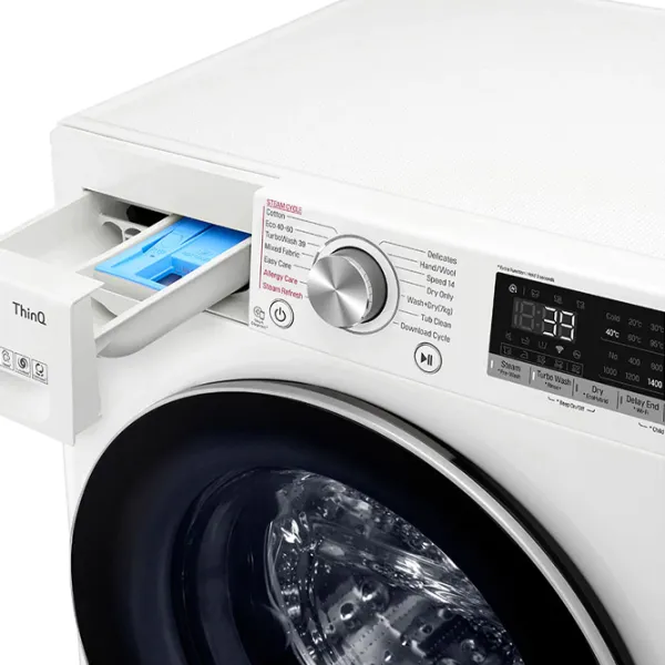 Mașină de spălat cu uscător LG F4DV710S1E 10.5 kg / 1400 rpm / White photo 6