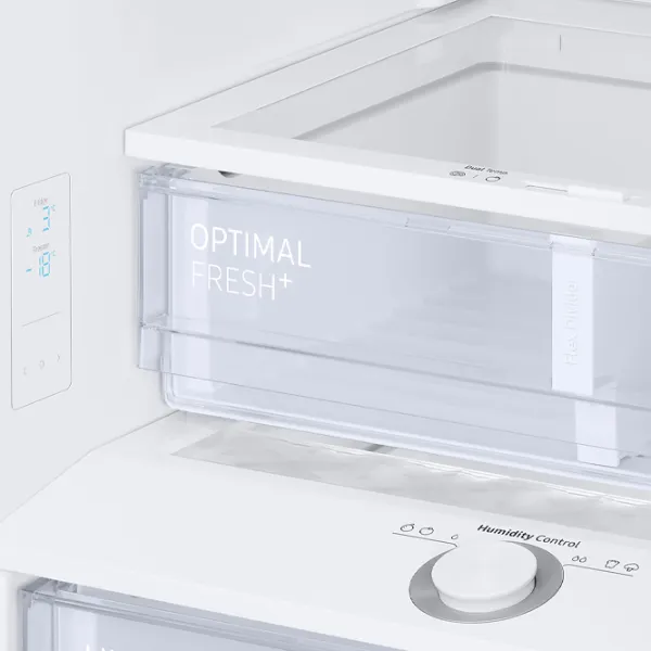 Frigider Samsung Bespoke RB38A6B6212/UA cu congelator jos 385 l / 203 cm / White photo 8
