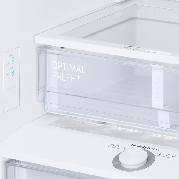 Frigider Samsung Bespoke RB38A6B6212/UA cu congelator jos 385 l / 203 cm / White photo 8