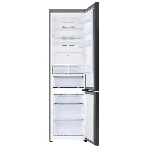Frigider Samsung Bespoke RB38A6B6222/UA cu congelator jos 385 l / 203 cm / Black photo 6
