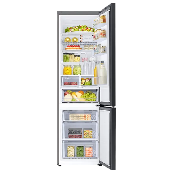 Frigider Samsung Bespoke RB38A6B6222/UA cu congelator jos 385 l / 203 cm / Black photo 7