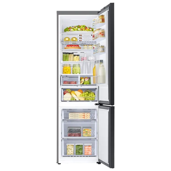 Frigider Samsung Bespoke RB38A6B6239/UA cu congelator jos 385 l / 203 cm / Beige photo 7