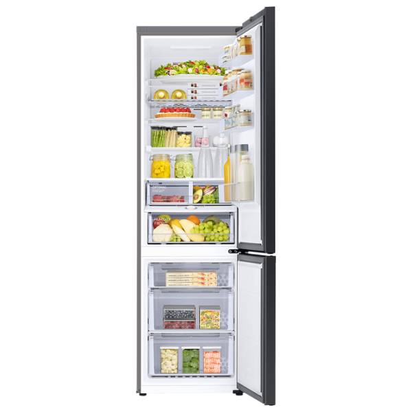 Frigider Samsung Bespoke RB38A6B6239/UA cu congelator jos 385 l / 203 cm / Beige photo 7