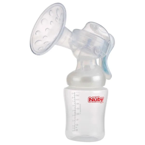 Pompă de sân Nuby NV01001 Manuală/ 240 ml photo 2