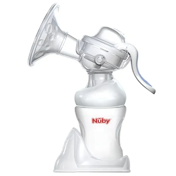 Pompă de sân Nuby NV01001 Manuală/ 240 ml photo 5