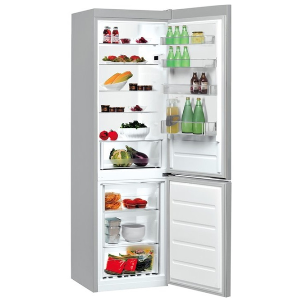 Frigider Indesit LI9 S1E S cu congelator jos 372 l / 201.3 cm / Silver photo 2