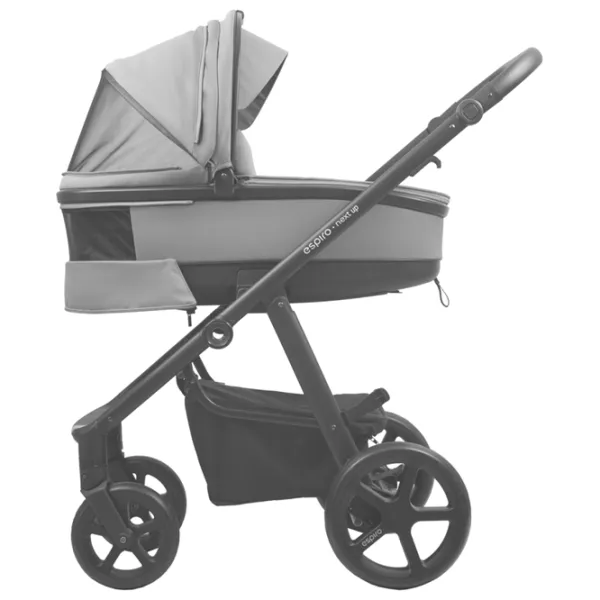 Cărucior pentru copil Espiro Next Up Chrome 617/ Graphite photo 2