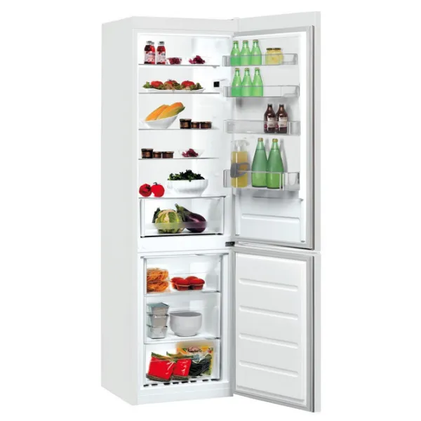 Frigider Indesit LI9 S1E W cu congelator jos 372 l / 201.3 cm / White photo 2
