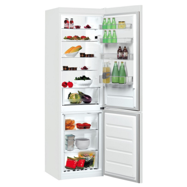 Frigider Indesit LI9 S1E W cu congelator jos 372 l / 201.3 cm / White photo 2