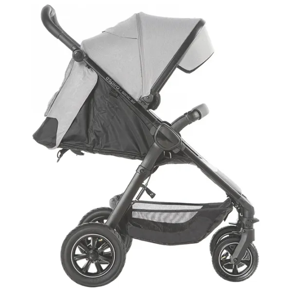 Cărucior pentru copil Espiro Sonic Air 17/ Graphite photo 5