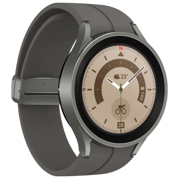 Ceas inteligent Samsung Galaxy Watch5 Pro  1.36" / 45 mm / Titanium - Titanium /  photo 3