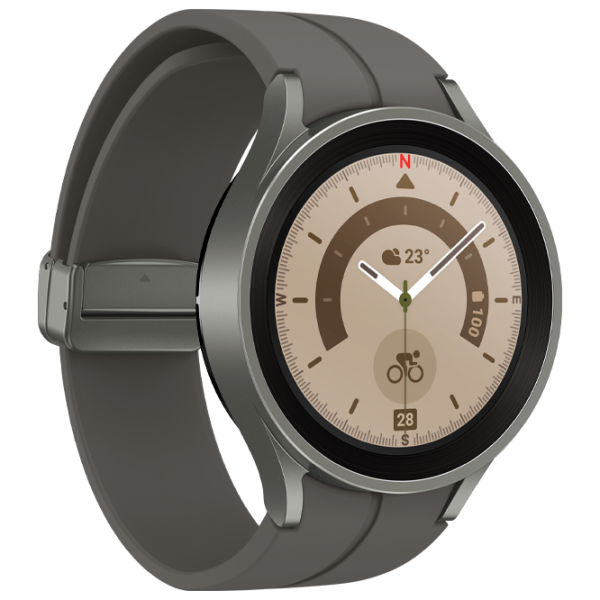 Ceas inteligent Samsung Galaxy Watch5 Pro  1.36" / 45 mm / Titanium - Titanium /  photo 3