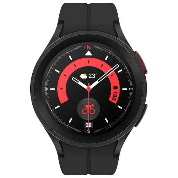 Ceas inteligent Samsung Galaxy Watch5 Pro  1.36" / 45 mm / Black - Black /  photo 2