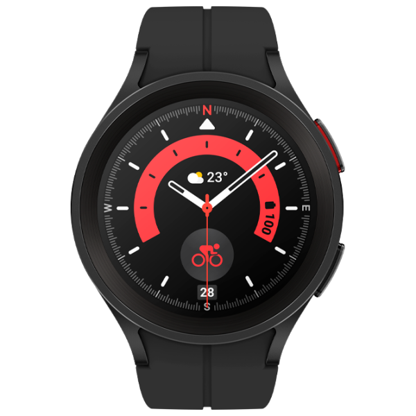 Ceas inteligent Samsung Galaxy Watch5 Pro  1.36" / 45 mm / Black - Black /  photo 2