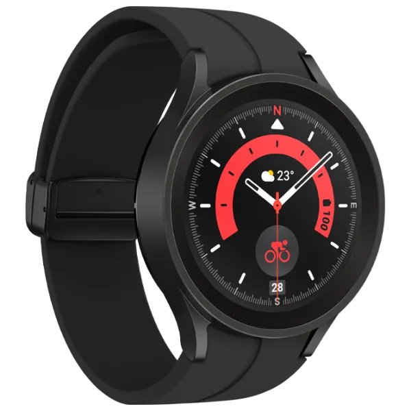 Ceas inteligent Samsung Galaxy Watch5 Pro  1.36" / 45 mm / Black - Black /  photo 3
