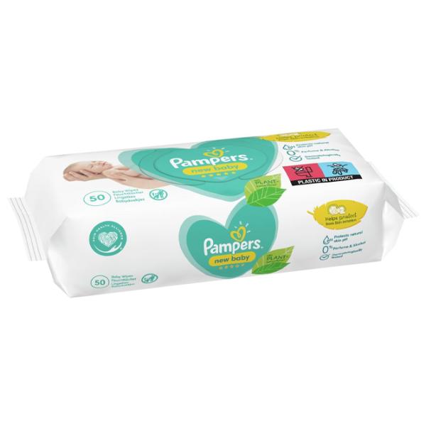 Влажные салфетки Pampers New Baby 1 x 50 для младенцев photo 2