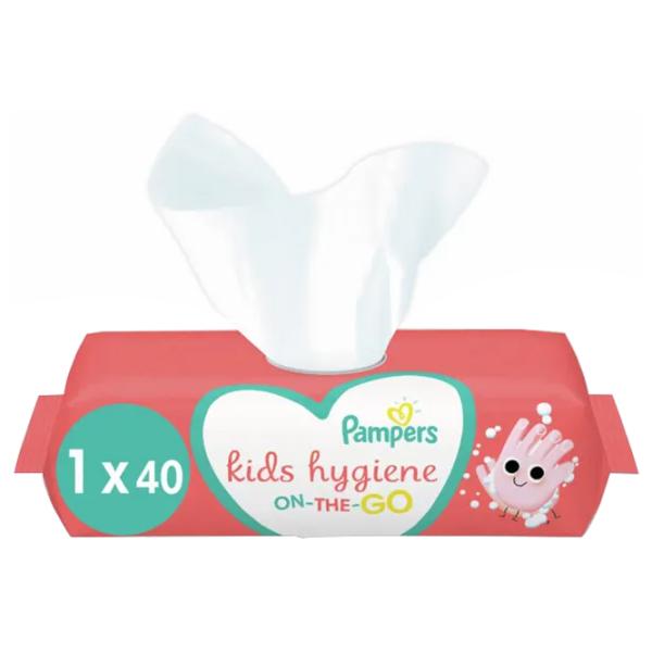 Влажные салфетки Pampers Kids Hygiene 1 x 40 для младенцев photo 2