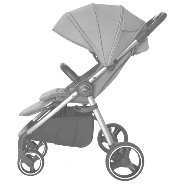 Cărucior pentru copil Baby Design Wave 117/ Graphite photo 3
