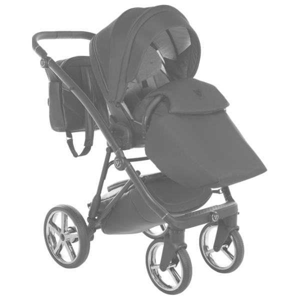 Детская коляска Junama AIR TEX JAIRT3/ Черный photo 3
