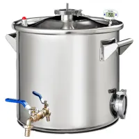 Aparat de țuică Dobryi jar Sirius New 40 l Pe plită, încălzitor detașabil photo 2
