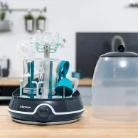 Sterilizator Babymoov Turbo (+) Staționar/ cu abur, cu ultrasunet/ Blue photo 4