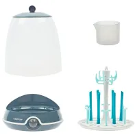 Sterilizator Babymoov Turbo (+) Staționar/ cu abur, cu ultrasunet/ Blue photo 5