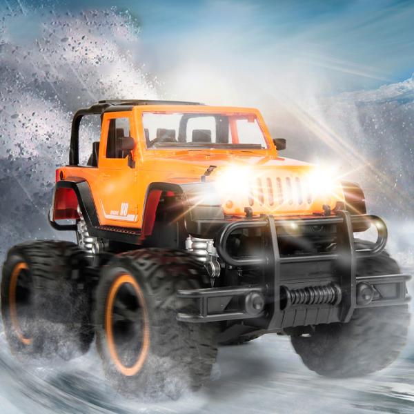 Mașină Lead Honor Four-way Simulation LH-C032-1 10 km/h / 2.4 GHz / Black Orange photo 4