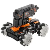 Mașină Lead Honor Shooting Car LH-C029B 15 km/h / 2.4 GHz / Black Orange photo 2