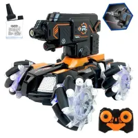 Mașină Lead Honor Shooting Car LH-C029B 15 km/h / 2.4 GHz / Black Orange photo 6