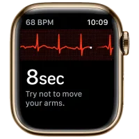 Умные часы Apple Watch Series 7 MKJ03/ Золотой/ Нержавеющая сталь/ Gold Milanese Loop photo 4