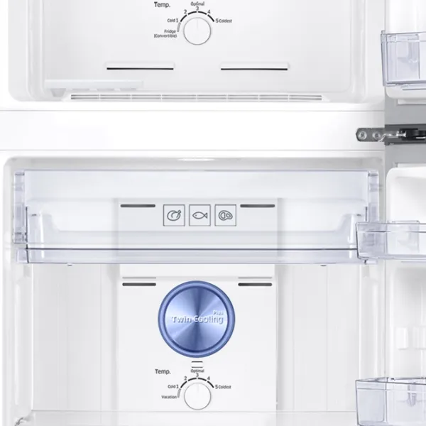 Frigider Samsung RT32K5000S9/UA cu congelator sus 330 l / 171.5 cm / Inox photo 6