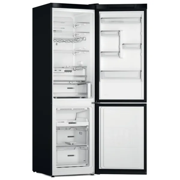 Frigider Whirlpool W7X 93T KS cu congelator jos 367 l / 202.7 cm / Black photo 3