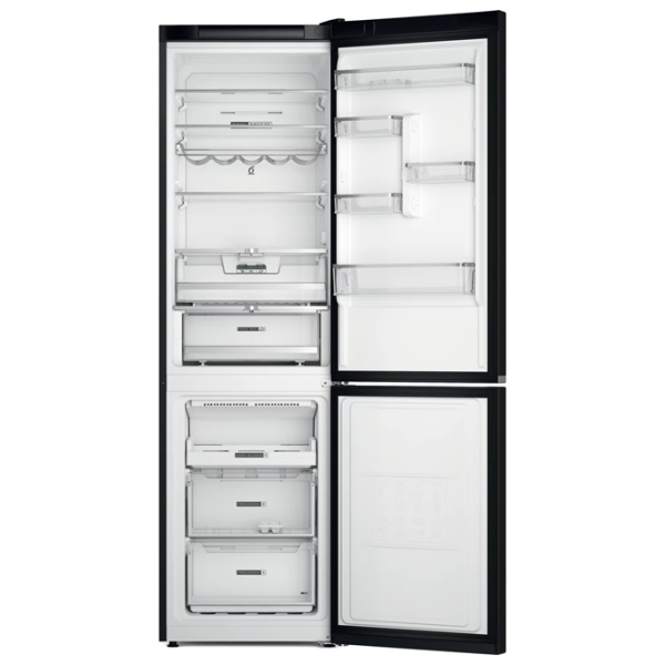 Frigider Whirlpool W7X 93T KS cu congelator jos 367 l / 202.7 cm / Black photo 4