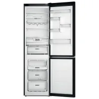 Frigider Whirlpool W7X 93T KS cu congelator jos 367 l / 202.7 cm / Black photo 4