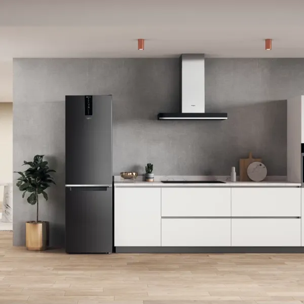 Frigider Whirlpool W7X 93T KS cu congelator jos 367 l / 202.7 cm / Black photo 10
