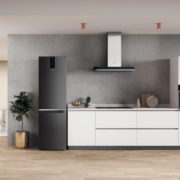 Frigider Whirlpool W7X 93T KS cu congelator jos 367 l / 202.7 cm / Black photo 10